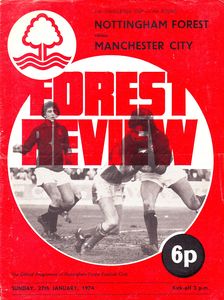 Nottingham Forest v Manchester City FA Cup 4th Round 1973/74
